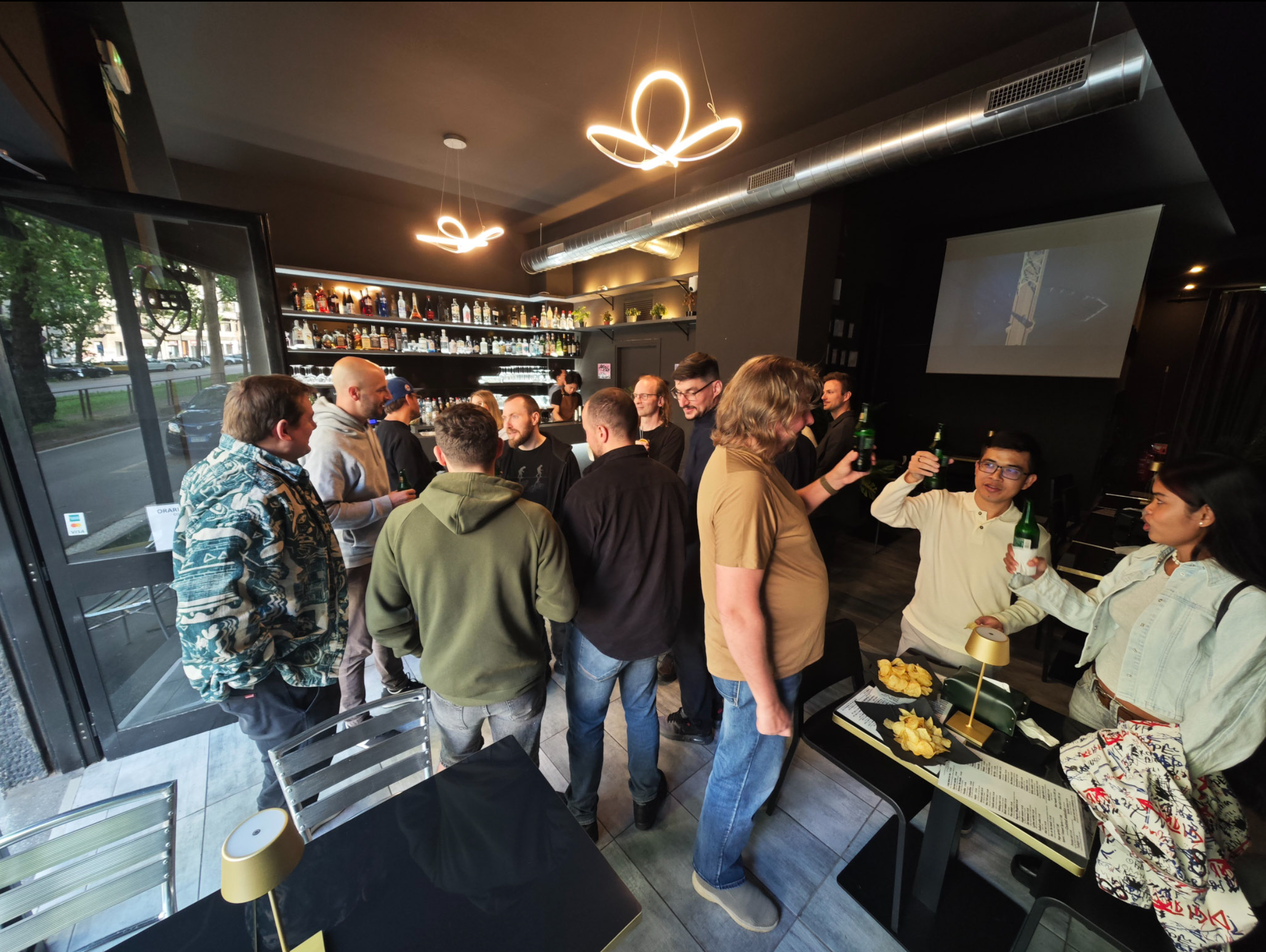 The bar where the party starts